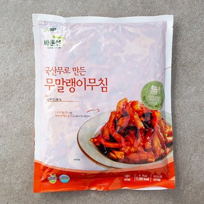 풀무원 바른선 국산무로 만든 무말랭이무침, 1kg, 1개