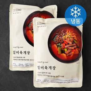 일상적미식 일미 육개장 (냉동), 500g, 2개