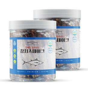 앱솔루트블랙 반려동물 스테이크 수제 간식 180g, 참치, 2개