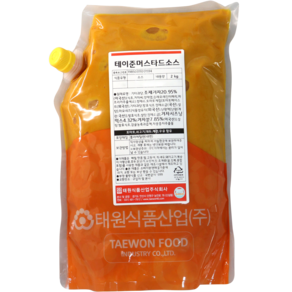 테이준 머스타드 소스, 1개, 2kg