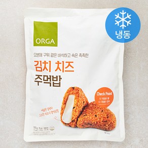 올가홀푸드 김치 치즈 주먹밥 (냉동), 1개, 500g