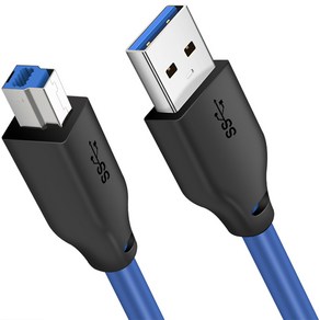 케이블타임 USB3.0 AM BM AB 케이블, 1개, 2m