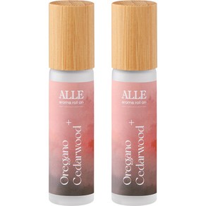 알레 아로마 롤온 오레가노 시더우드, 10ml, 2개