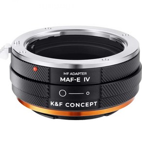 K&F CONCEPT 렌즈변환 어댑터 MAF-E IV PRO 미놀타 AF 소니 A 호환, 1개