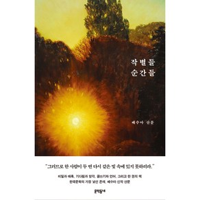 작별들 순간들:배수아 산문, 문학동네, 배수아