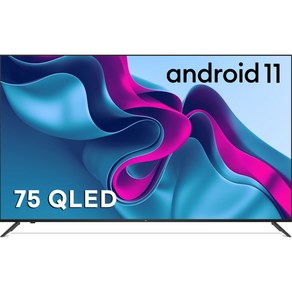 와사비망고 4K UHD QLED 안드로이드 TV, 189cm(75인치), QGM752 QLED 와글와글 플러스, 스탠드형, 방문설치