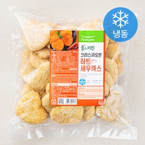 풀스키친 크리스피오븐 하트 새우까스 (냉동), 1kg, 1개