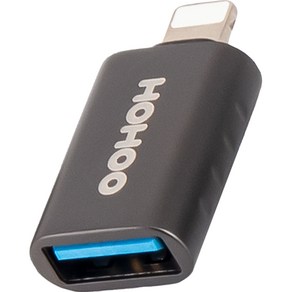 USB A to 라이트닝 8핀 OTG 젠더 그레이 HSG-A2L, 256GB