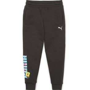 [PUMA]푸마_아동용_스폰지밥 스웨이트팬츠 TR CL_SPONGEBOB SWEATPANTS TR CL_블랙_67586501