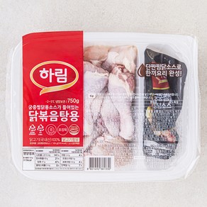 하림 닭볶음탕용 닭고기 + 궁중찜닭소스 세트 750g (냉장)