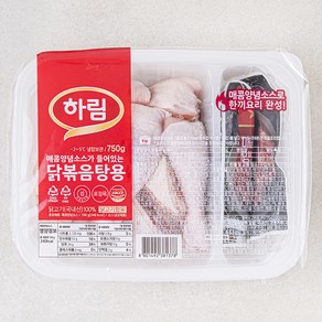 하림 닭볶음탕용 닭고기 + 매콤양념소스 세트 750g (냉장)