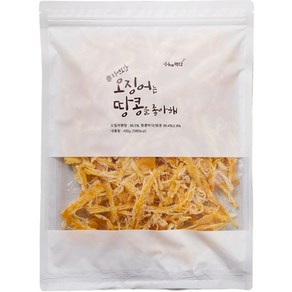 더먹다 자연오감 오징어는 땅콩을 좋아해 간식, 400g, 1개