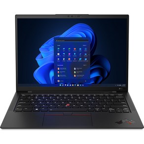 레노버 2022 씽크패드 X1 카본 Gen10 14, Black, 코어i7, 1TB, 32GB, WIN10 Po, 21CB009LKR