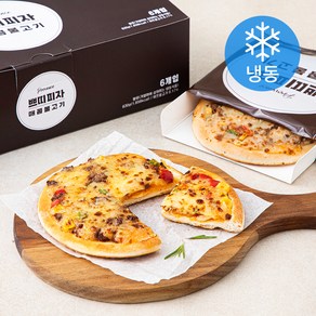 쁘띠피자 매콤불고기 피자 (냉동), 105g, 6입