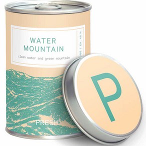 프레쉬 소이 캔들 향초 미디엄 220g, WATER MOUNTAIN 워터마운틴, 1개