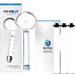 닥터피엘 와이드 샤워기 본체 + 세디멘트 필터 + 와이드 ACF필터 세트, 1세트, 닥터피엘 와이드 본체+세디멘트 필터+와이드 ACF필터