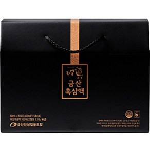 금산인삼협동조합 리얼진 금산 흑삼액 30p, 80ml, 30개입, 1개