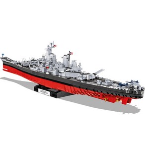 COBI 군함 블록 MISSOURI BATTLESHIP 4837, 혼합색상, 1개