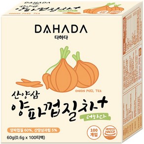 다하다 산양삼 양파껍질차 더하다, 0.6g, 1개, 100개입