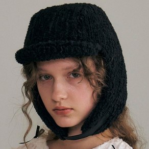 포에지담 BRAID EARFLAP HAT