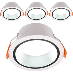 원하 고정형 등기구 매입등 다운라이트 LED 8W 플리커프리 117mm, 주광색(화이트), 4개