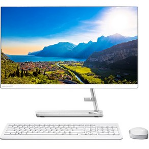 레노버 아이디어센터 올인원 일체형 PC White ideaCentre AIO3-24ALC6 R5 (라이젠5-5500U WIN미포함 NVMe 512GB DDR4 16GB 60.45cm)