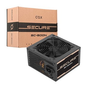 COX SECURE SC-500N 컴퓨터용 전원 공급장치 ATX, ABKO-500N-P01