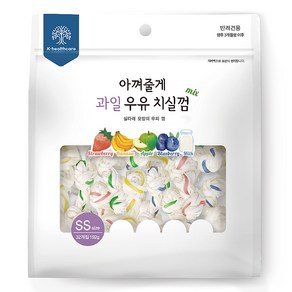 아껴줄게 강아지 우유 치실껌 SS 32p