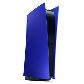 Sony Playstation PS5 디지털 에디션 콘솔 커버 코발트 블루, CFI-ZCE1S09, 1개