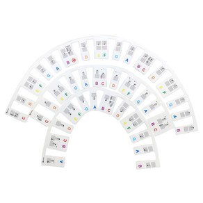 코네임 피아노 건반 실리콘 음계 음표기호 3W165, 88키, 1개