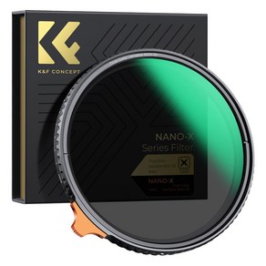 케이앤에프컨셉 NANO-X TRUE COLOR Variable 가변필터 8K AGC Glass 58mm