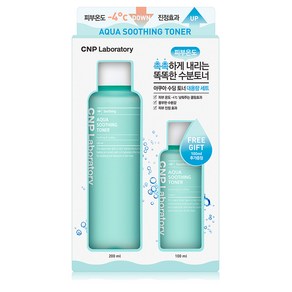 씨앤피 아쿠아 수딩 토너 200ml + 100ml 세트, 1세트