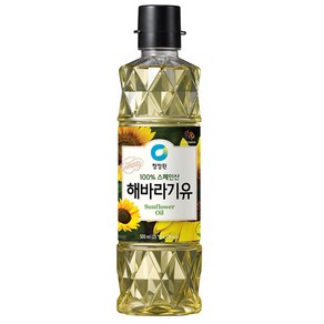 청정원 해바라기유, 500ml, 1개