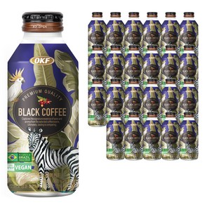 오케이에프 블랙커피, 24개, 390ml