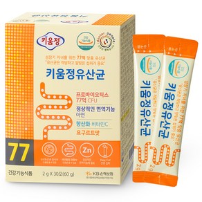 77억 맞춤 유산균 키움정 유산균 30p, 60g, 1개