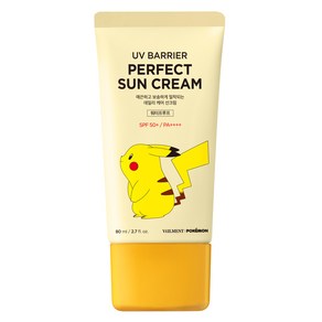 벨먼 포켓몬 UV 선크림 피카츄 SPF50+ PA++++, 80ml, 1개