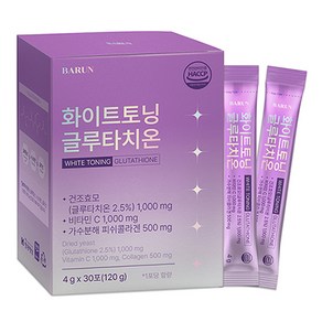 건강한약속바른 화이트토닝 글루타치온 30p, 120g, 1개