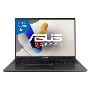 에이수스 2024 Vivobook 16 코어i5 인텔 13세대, 인디 블랙, 512GB, 8GB, Fee DOS, X1605VA-MB772