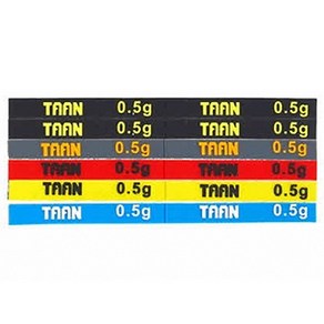 탄 배드민턴라켓 밸런스테이프 6p 세트 0.5g