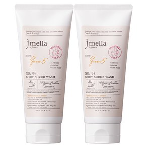제이멜라 인 프랑스 퀸5 바디 스크럽 워시, 200ml, 2개