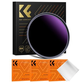 K&F CONCEPT NANO-X ND1000000 Ulta Dak 태양 일식 촬영 ND필터 8K AGC Glass 52mm