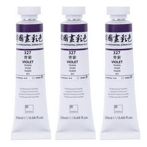 신한화구 전문가 한국화 Tube 청자 327 6p, 20ml, 1색