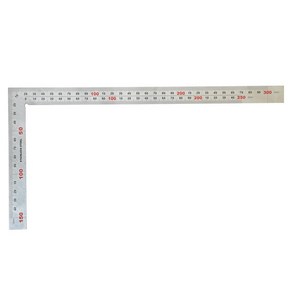 블루텍 목공용 직각자 150 x 300 mm BD-SQ300W C4011864, 1개