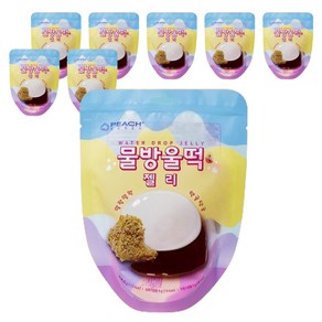 피치코리아 물방울떡 모양 젤리, 80g, 8개