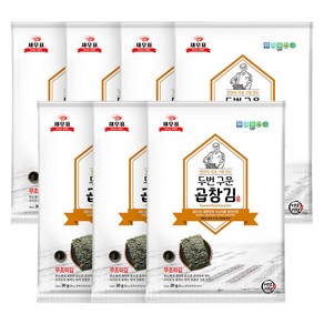 새우표 두번 구운 곱창김, 20g, 7개