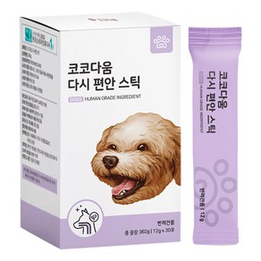 코코다움 강아지 스틱 영양제, 호흡기/기관지, 360g, 1세트