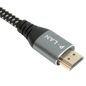 파워랜 HDMI V2.0 고급형 메탈 케이블 PL-HDMI20-010S PL012, 1개, 1m