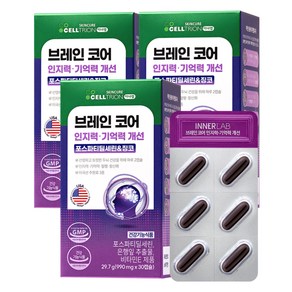 셀트리온 이너랩 브레인 코어 포스파티딜세린&징코 29.7g