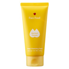 페이스푸드 허벌 딥 클렌징 폼, 100ml, 1개
