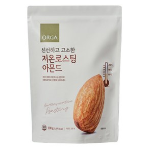 ORGA 저온로스팅 아몬드, 300g, 1개